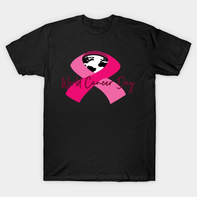 world  Cancer day T-Shirt by busines_night